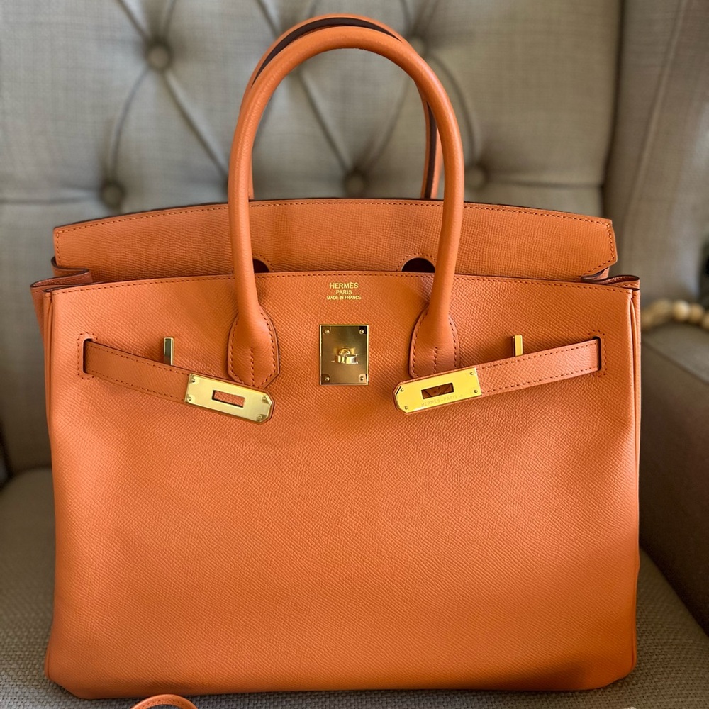 ❌SOLD❌Birkin 35 Mango on PHW
Epspm Leather Stamp P Square (2012) - Picture 14 of 16